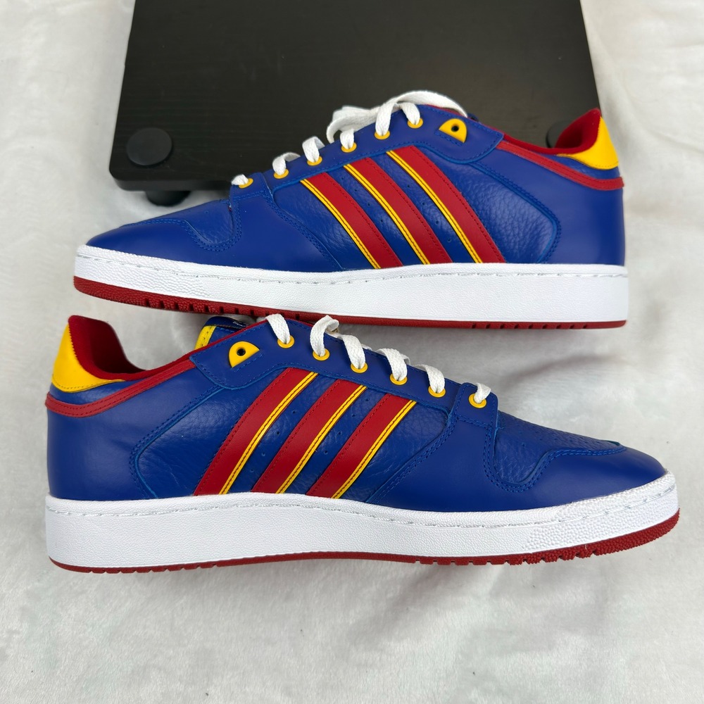 Adidas Centennial RM NCAA Kansas Jayhawks Blue Red Yellow IH5362 Mens 14 New - Picture 4 of 8